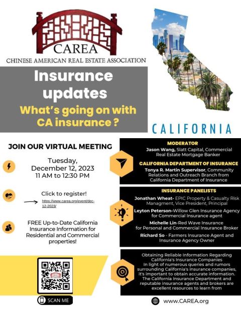 Dec/12/2023 | CAREA - Chinese American Real Estate Association